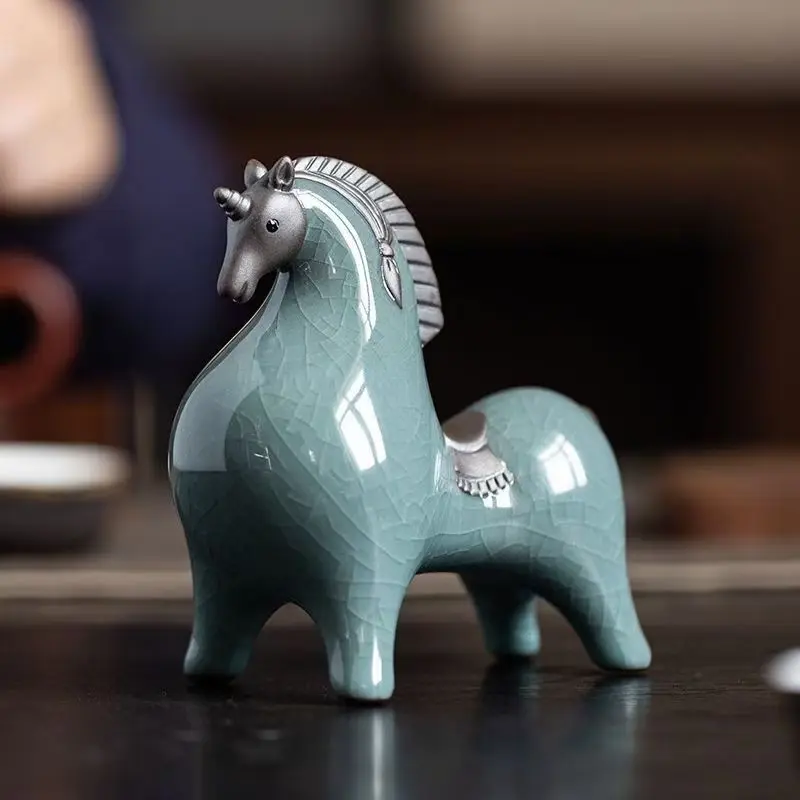 Internet Famous Horse Ornaments, Ceramic Decorative Ornaments, Home, Living Room, Foyer, TV Cabinet, Wine Cabinet ﻿
