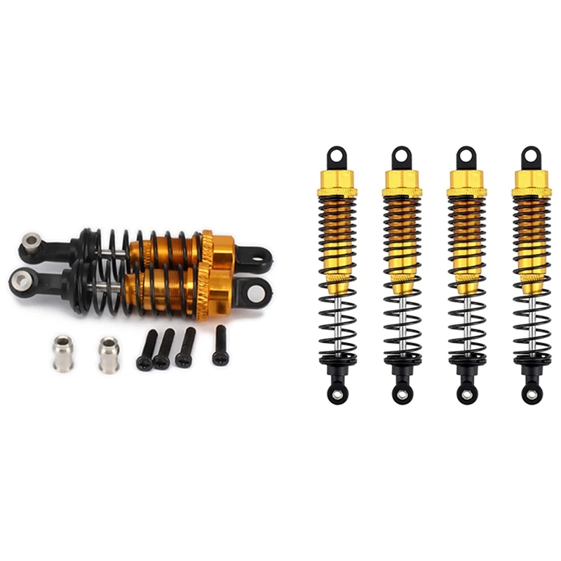 2PCS Oil 65Mm Shock Absorber Damper For Rc Car 1/18 Wltoys With 4PCS Shock Absorber 108Mm For 1/10 HSP RC Cars