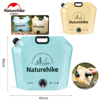 Naturehike 10L Picnic Water Bag Portable With Faucet Outdoor Camping Hiking Ultralight Thick Folding Food Grade Water Container