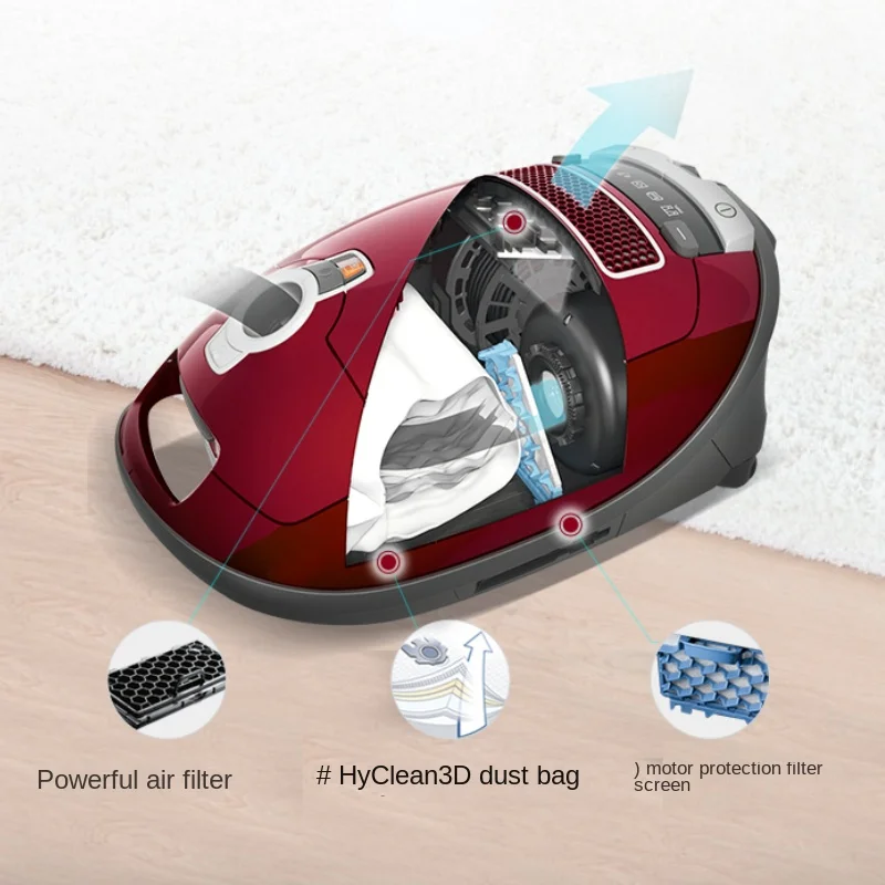 Miele Household Commercial High Power High Suction Carpet Pet Efficient Silent Handheld Horizontal Vacuum Cleaner C3