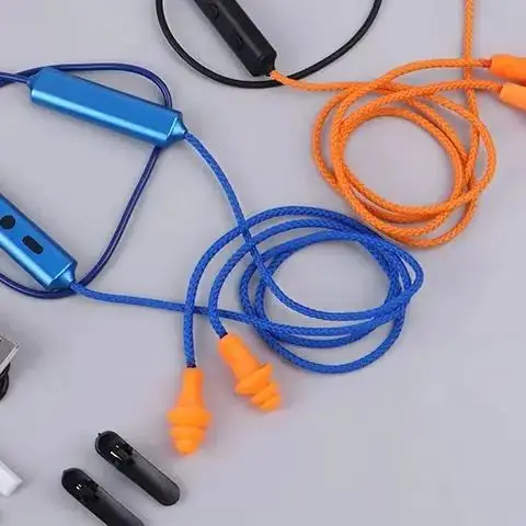 Bouchons d'oreille Bluetooth, casque pour le travail, suppression du bruit, Protection auditive, chanties de Construction, lignes de Production, lieux bruyants, 1 pièce
