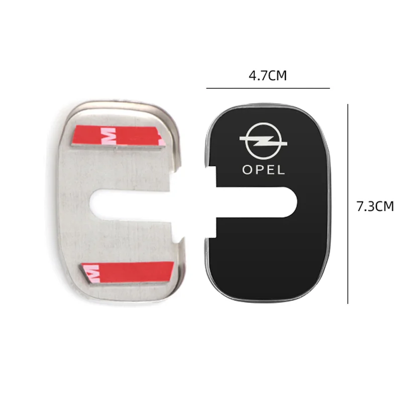 4Pcs/set Car Styling Door Lock Covers For OPEL OPC Vauxhall Insignia Astra VXR  Accessories