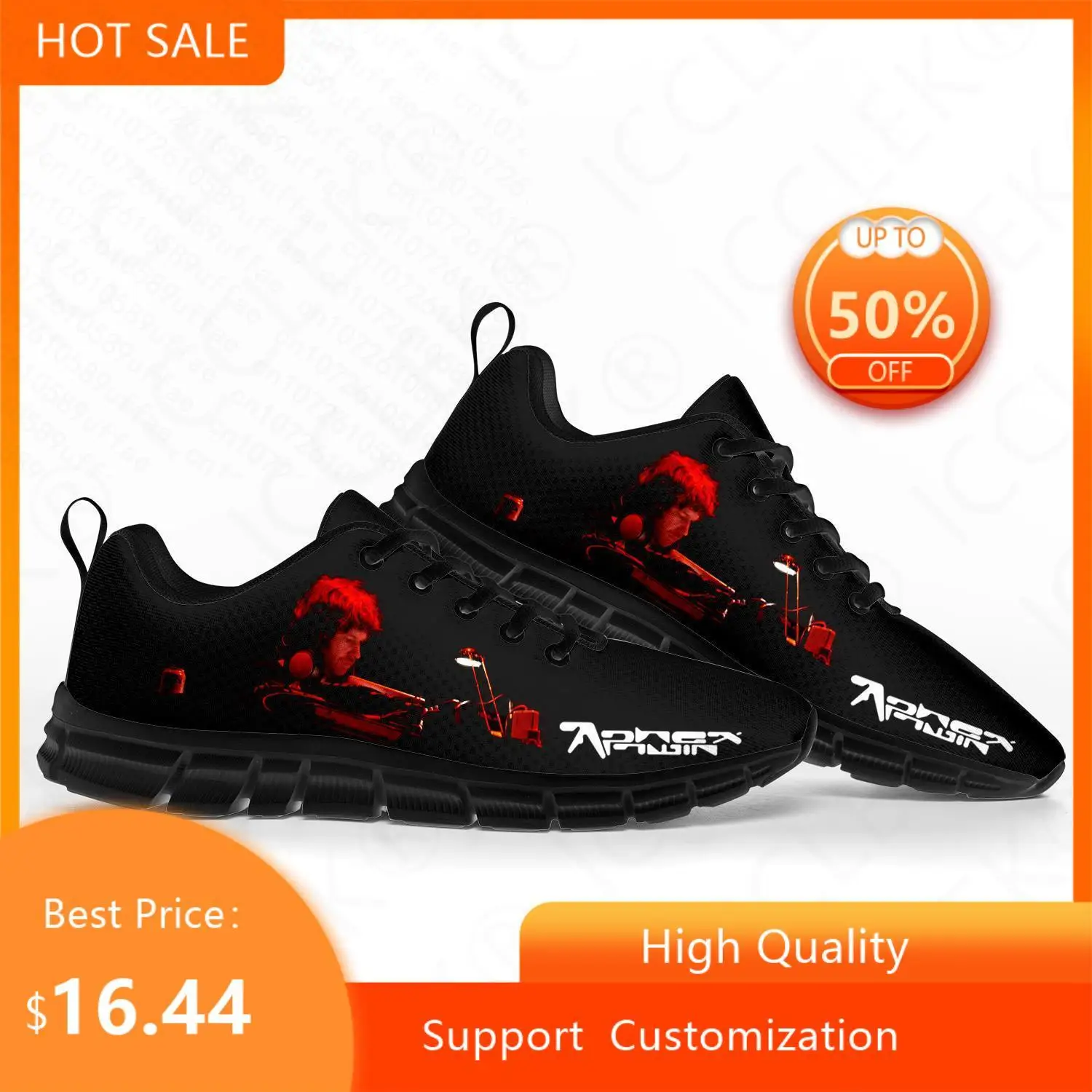 Aphex Twin Elektronische Musik DJ Mixer Sport Schuhe Herren Frauen Teenager Kinder Kinder Turnschuhe Custom Hohe Qualität Paar Schuhe