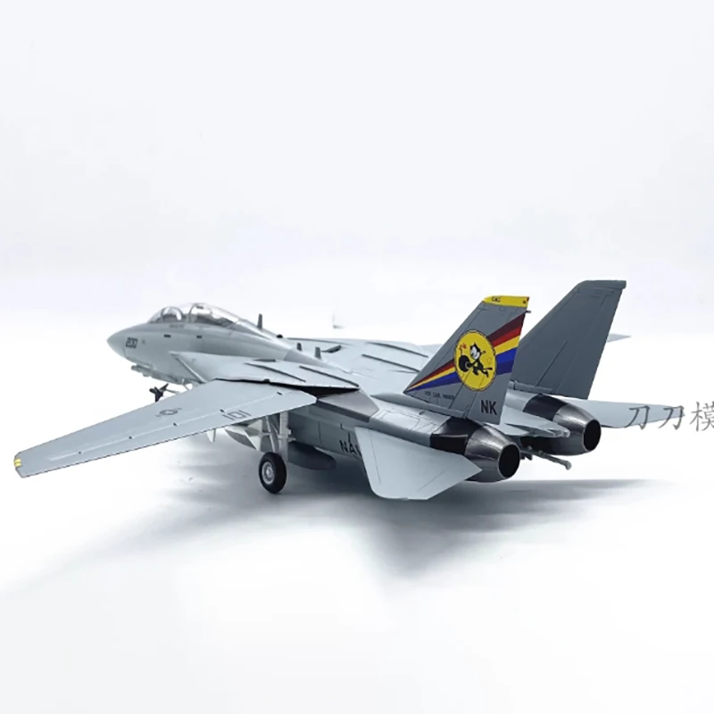 1:72 Us F-14D vf-31 Bomb cat squadron Fighter model Static simulation finished product 37194 Variable swept wing