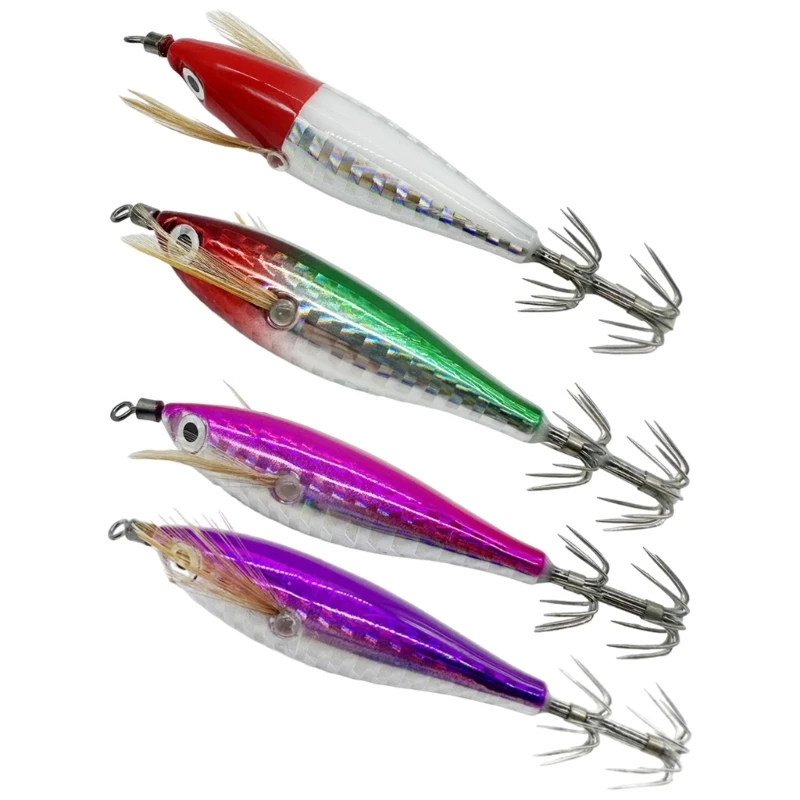 

Floating Horizontal Shrimp Lures Baits Squid Jig Squid Cuttlefish Hook Dropship