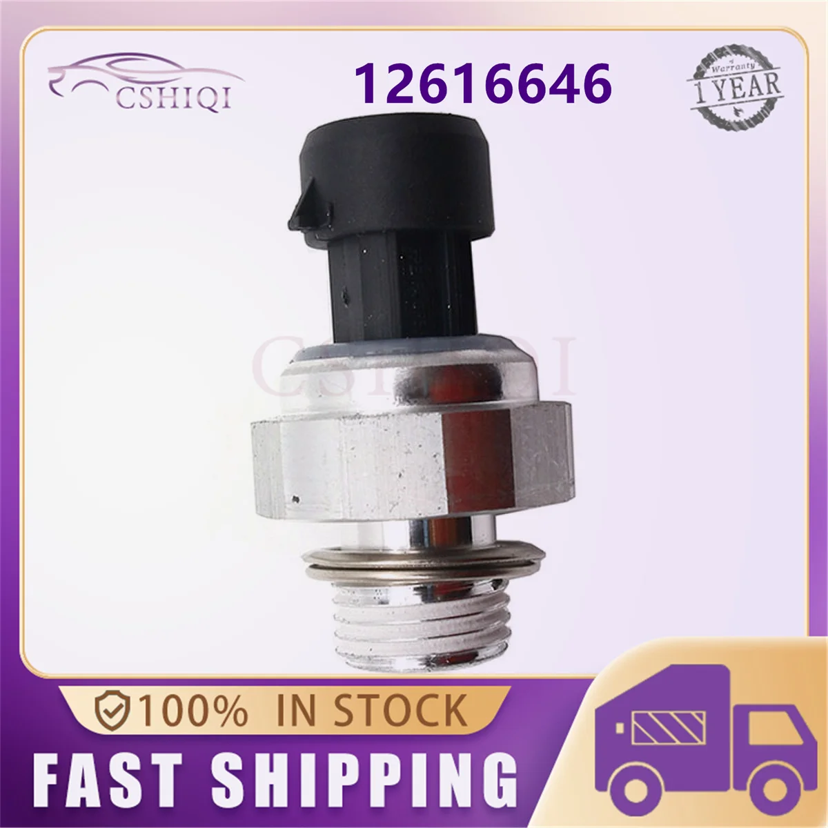 

12616646 Oil Pressure Sensor 12556117 PS340 For Cadillac Escalade EXT ESV Chevrolet Corvette Impala Express 3500 GMC Savana 1500