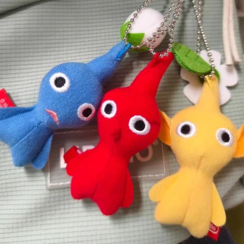 

Стандартные периферийные фигурки Pikmin, мультяшные украшения для комнаты, игры, периферийные подвески, рюкзаки, брелки, аниме, периферийные игрушки
