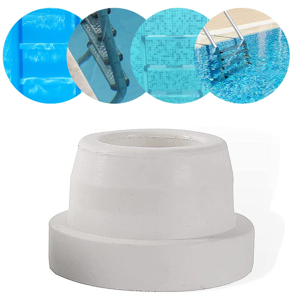 2PCS Swimming Pool Ladder Rubber Bumper End Plug Universal Pool Ladder Tubing Inside Plug Bumper Cap for Inground Pool Accessory