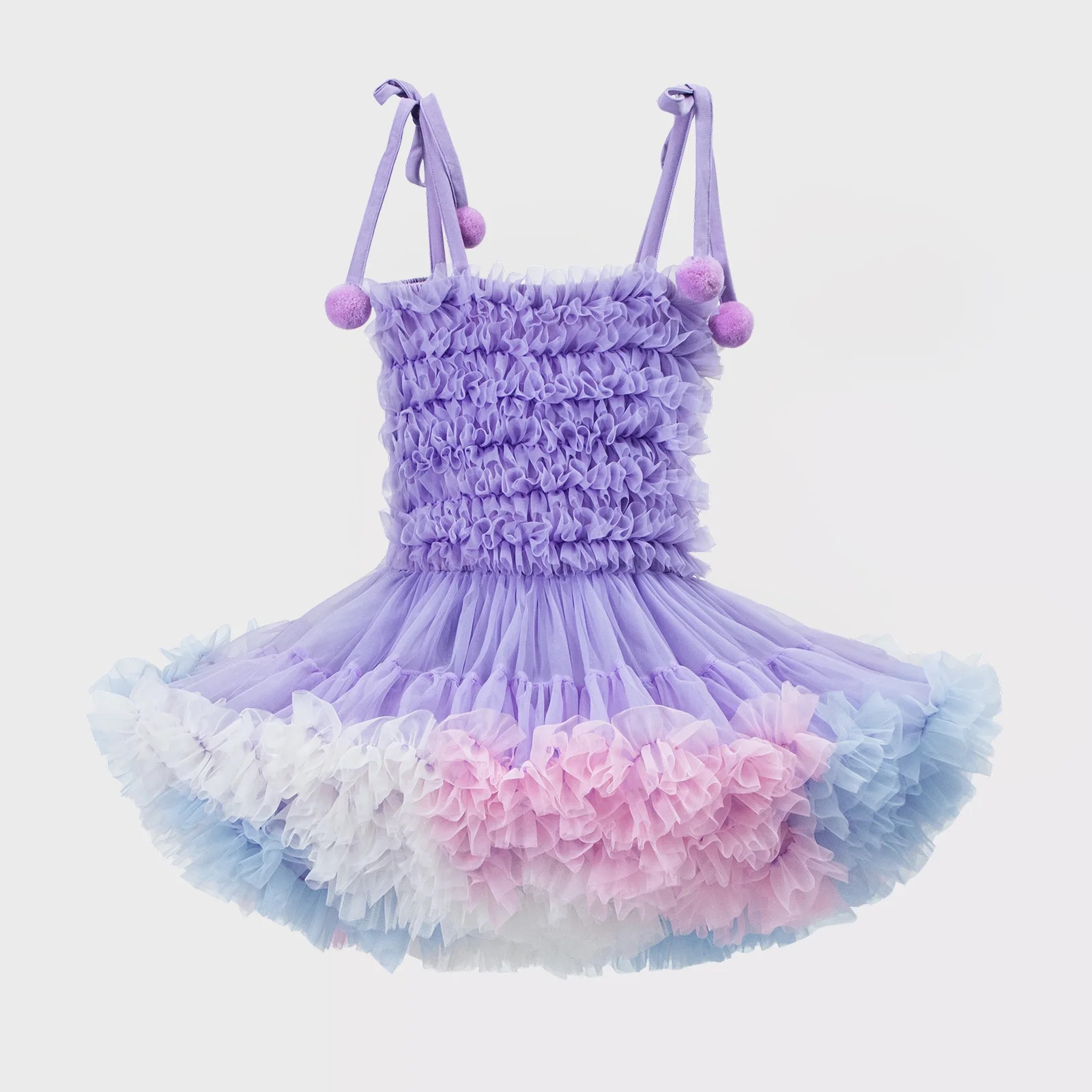 

Girls' Baby Tutu Dress Cake Fluffy Birthday Party Vestidos Children's Princess Dress Casual 1-6Y Toddler Clothes Gradient Dress