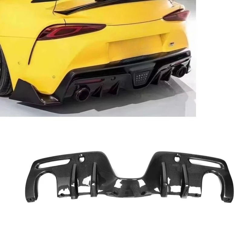 

Carbon Fiber A90 Rear Diffuser V Style Carbon Fiber Auto Part for A90 Supra 2019 2020 2021 2022 2023 A90 Rear Diffuser