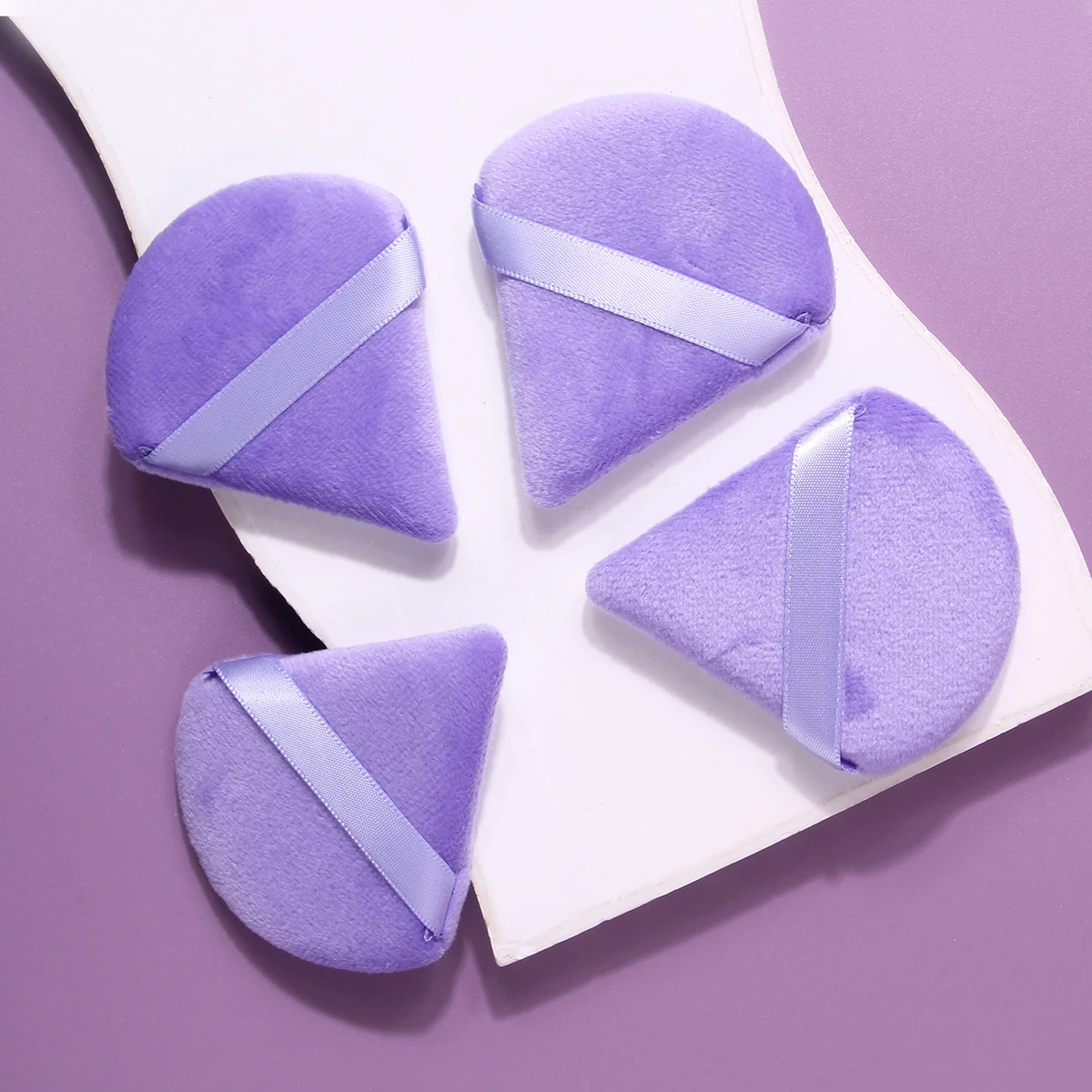 20PCS 페이셜 클렌징 및 메이크업 세트: 부드러운 헤어밴드/손목 스트랩 + 스펀지 에그/파우더 퍼프 + 대형 원형 클렌징 퍼프