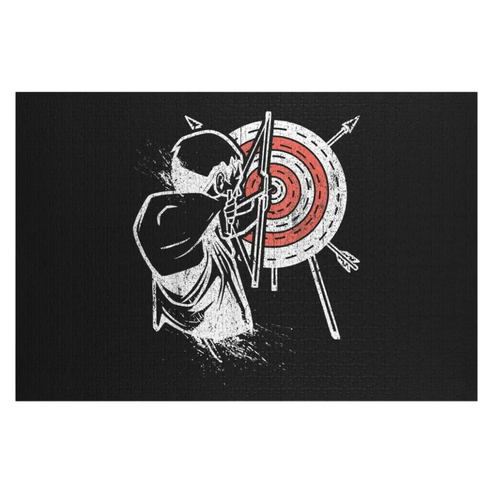 

Archery Gift Jigsaw Puzzle Personalize Personalized Gift Married Name Wooden Toy Scale Motors Puzzle