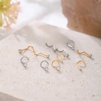 8 最佳銷售 鈦金屬鼻環 - №3