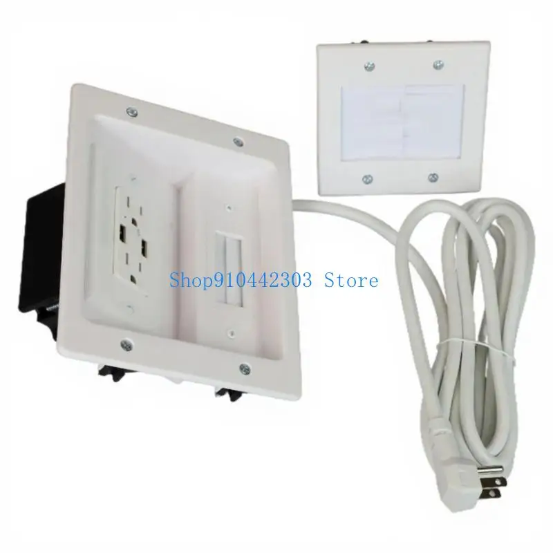 652F Standard Wall Plate Works With Various Connectors