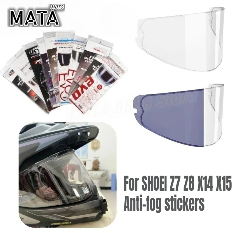 Для SHOEI Z7 Z8 X14 X15 Glamster ADV Pull полный шлем противотуманные наклейки ретро шлем линзы противотуманная наклейка