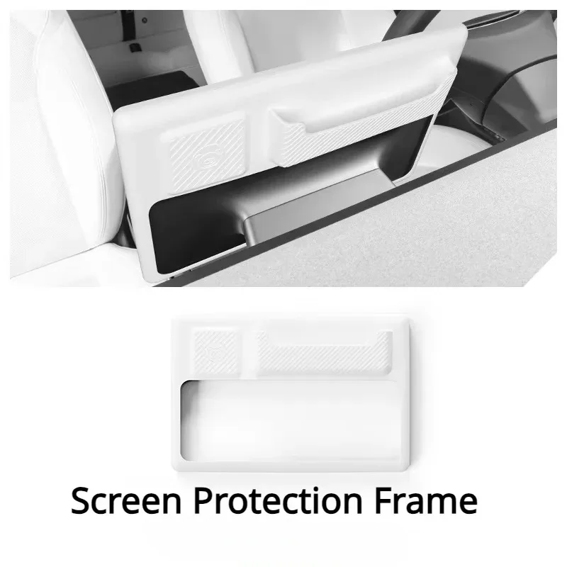 

Для Tesla Model Y LAUNCH/3 + Highland 2025, защитная рамка для экрана центрального управления, крышка для предотвращения столкновений, автомобильные аксессуары