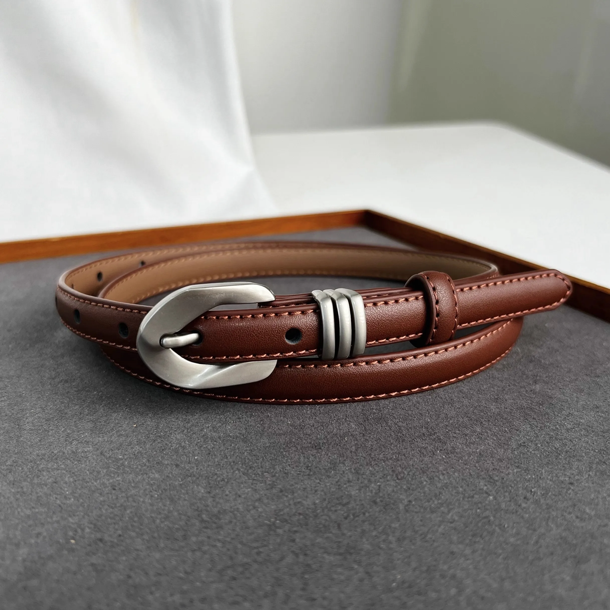 여성 패션 디자이너 빈티지 정품 가죽 코르셋 여성 Cummerbund 코트 허리띠 드레스 Decration 좁은 벨트 J759