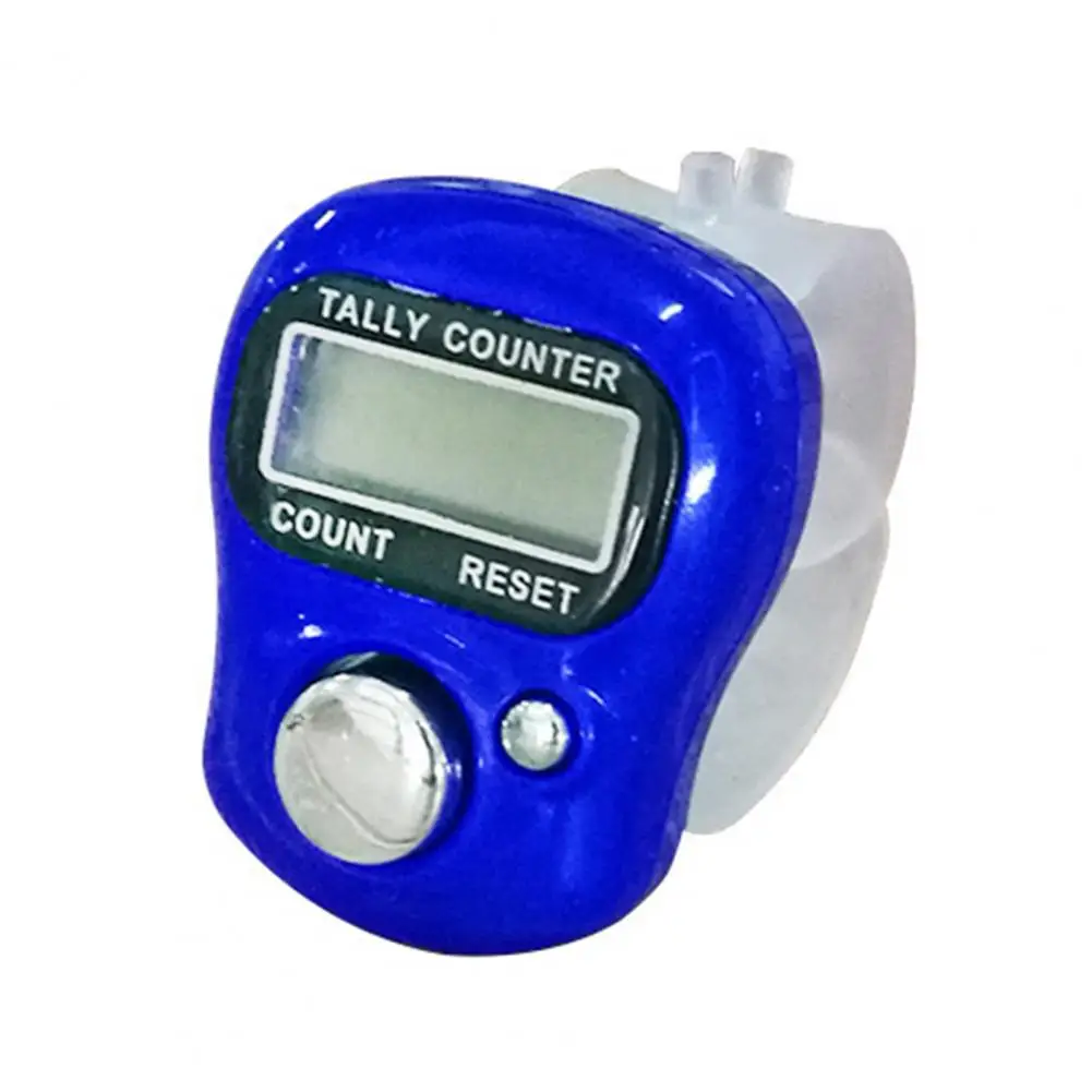 Mechanically Jumping Counter Counter with Quick Response Compact Led Finger Ring Counter for Quick Easy Tallying Adjustable