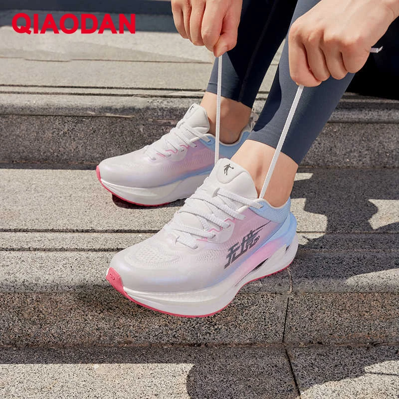 QIAODAN PRO2.0 2025 شتاء جديد المرأة احذية الجري انتعاش أحذية رياضية خفيفة الوزن توسيد الاستقرار أحذية رياضية QDB022251293 #2
