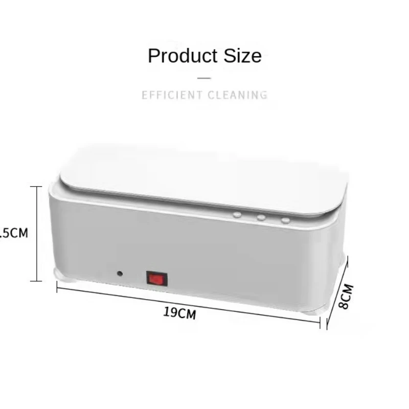 Limpiador de vibración Sónica, máquina de limpieza portátil multifuncional para el hogar, dispositivo de limpieza de gafas, instrumento de limpieza de joyas de reloj