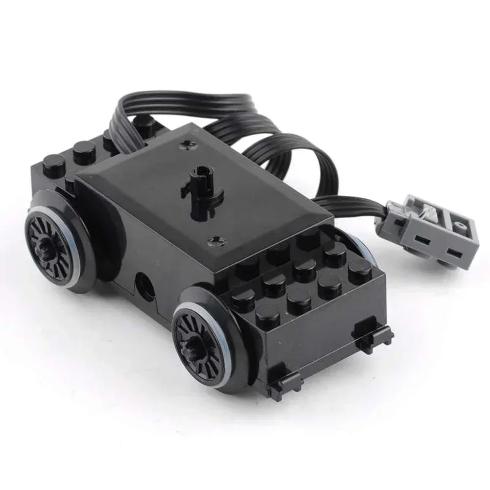 1/4 Uds. Funciones de energía Motor de tren 88002 MOC Motor de potencia bloques de construcción para 10254 53401 53400 pistas de riel