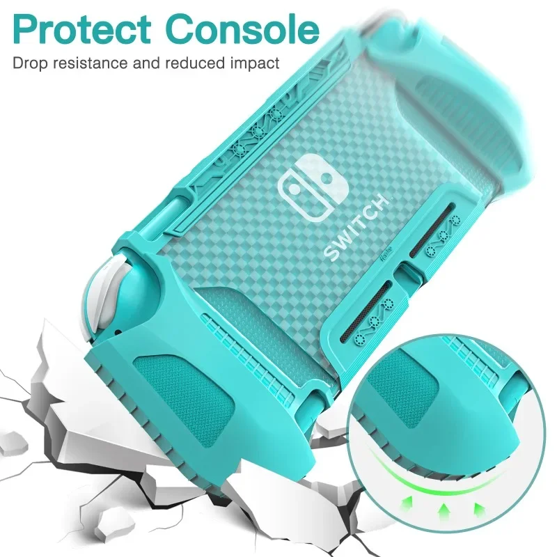 Étui de protection en TPU pour Nintendo Switch Lite, design ergonomique, toucher confortable, film Guatemala, 6 touches