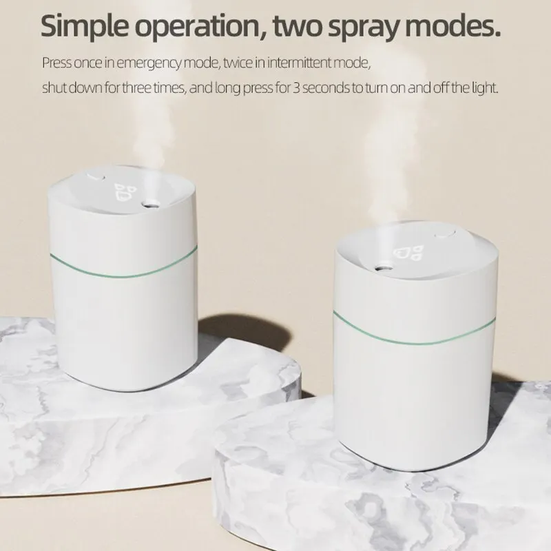 مرطب للسيارة ذكي USB جديد قابل لإعادة الشحن جهاز تنقية الهواء صغير محمول مرطب هواء الماء المكتبي #3