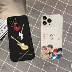 Given Anime Silicone Phone Case for iphone 16 15 14 13 Pro Max Mini 11 12 Xr X Xs 7 8 Plus Cover