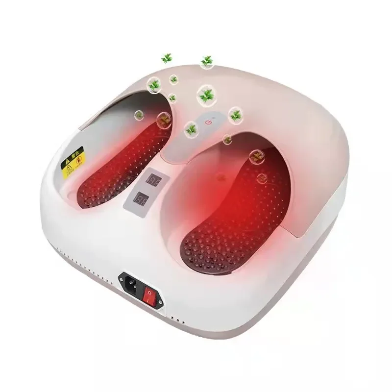 

Knead and press the foot plantar foot massager acupoint pinch foot artifact with pulse red and blue light