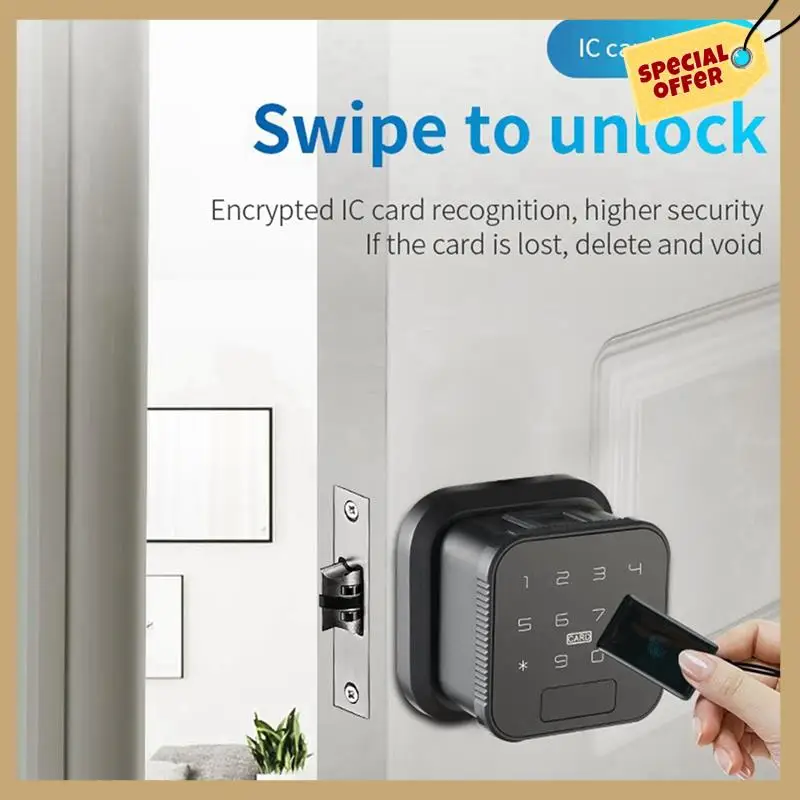 

Tuya Smart Door Lock With WIFI, Ttlock BLE, Fingerprint Access, Password, IC Card For Secure Electronic Unlocking