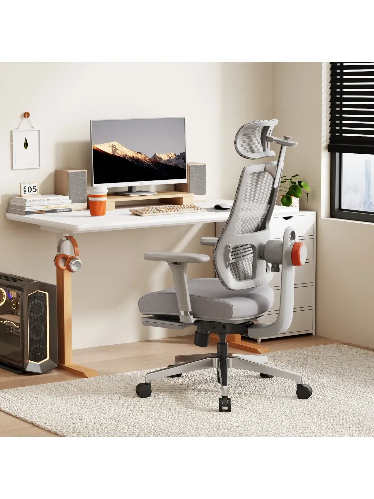 NEWTRAL MagicH-GPRO Ergonomischer Bürostuhl mit Fußstütze, automatisch anpassender Rückenlehne und Kopfstütze, adaptive Unterstützung für den unteren Rückenbereich