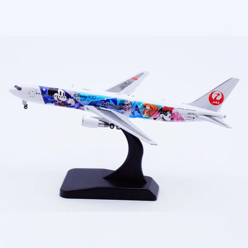 Cadeau d'avion à collectionner en alliage SA4017 ailes JC 1:400 Japan Airlines JAL Boeing B767-300 modèle d'avion moulé sous pression JA615J avec support