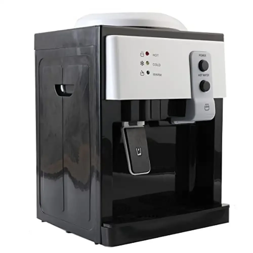 

Top Loading Water Cooler Dispenser- 3 in 1 Hot Cold Warm- Compact Design- 5 Gallon Capacity- Easy Operation