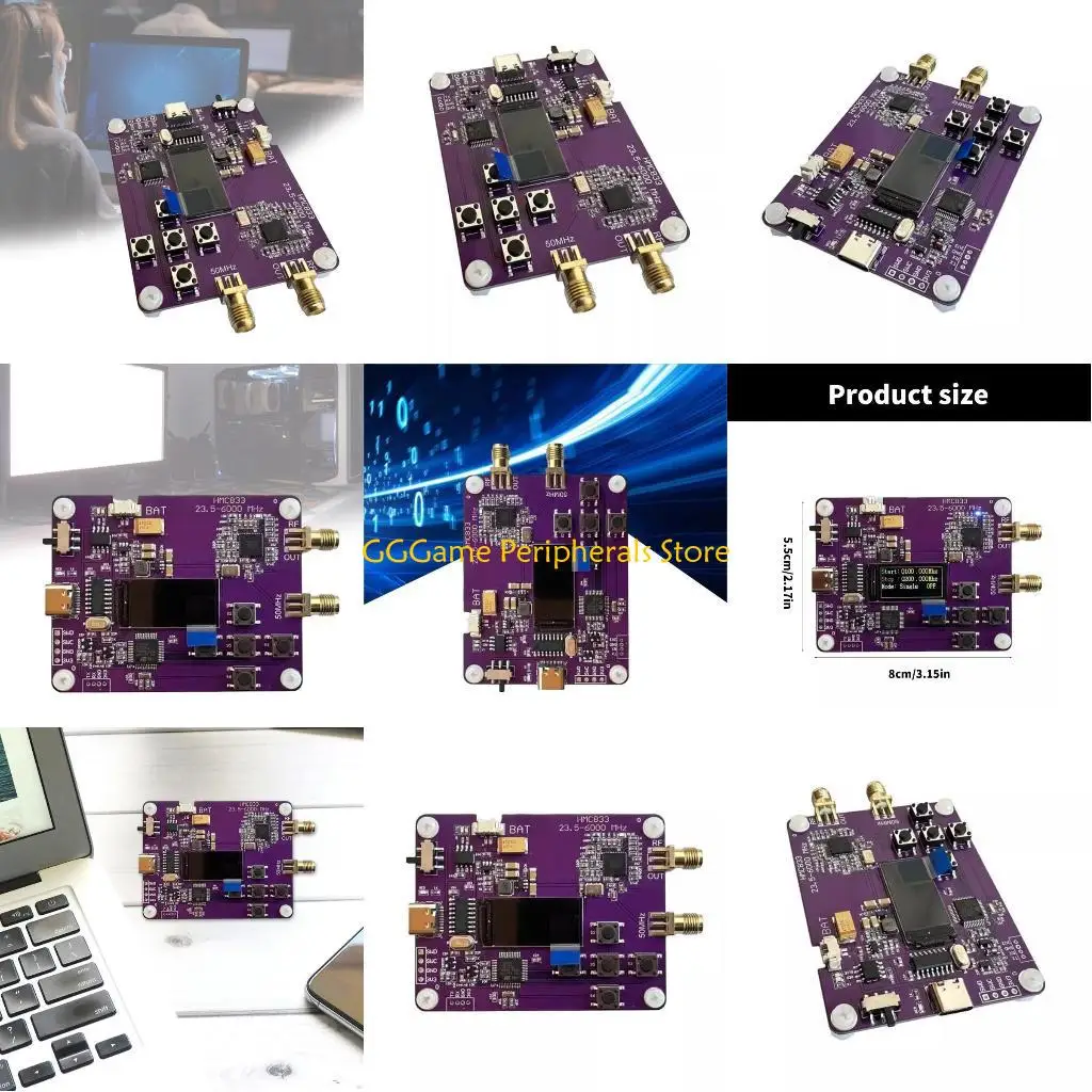 

U55B Serial Control Frequency Generator Transmitter 0.96in Display RF Module