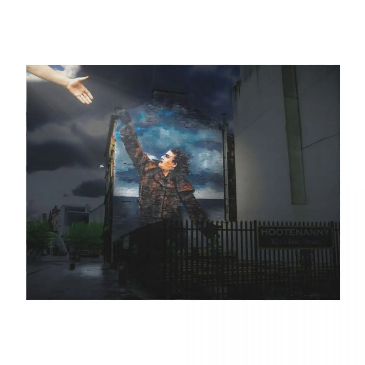 

For Fans of Billy Connolly The Big Yin Original Art Throw Blanket Bed covers Decoratives Summer Custom Blankets