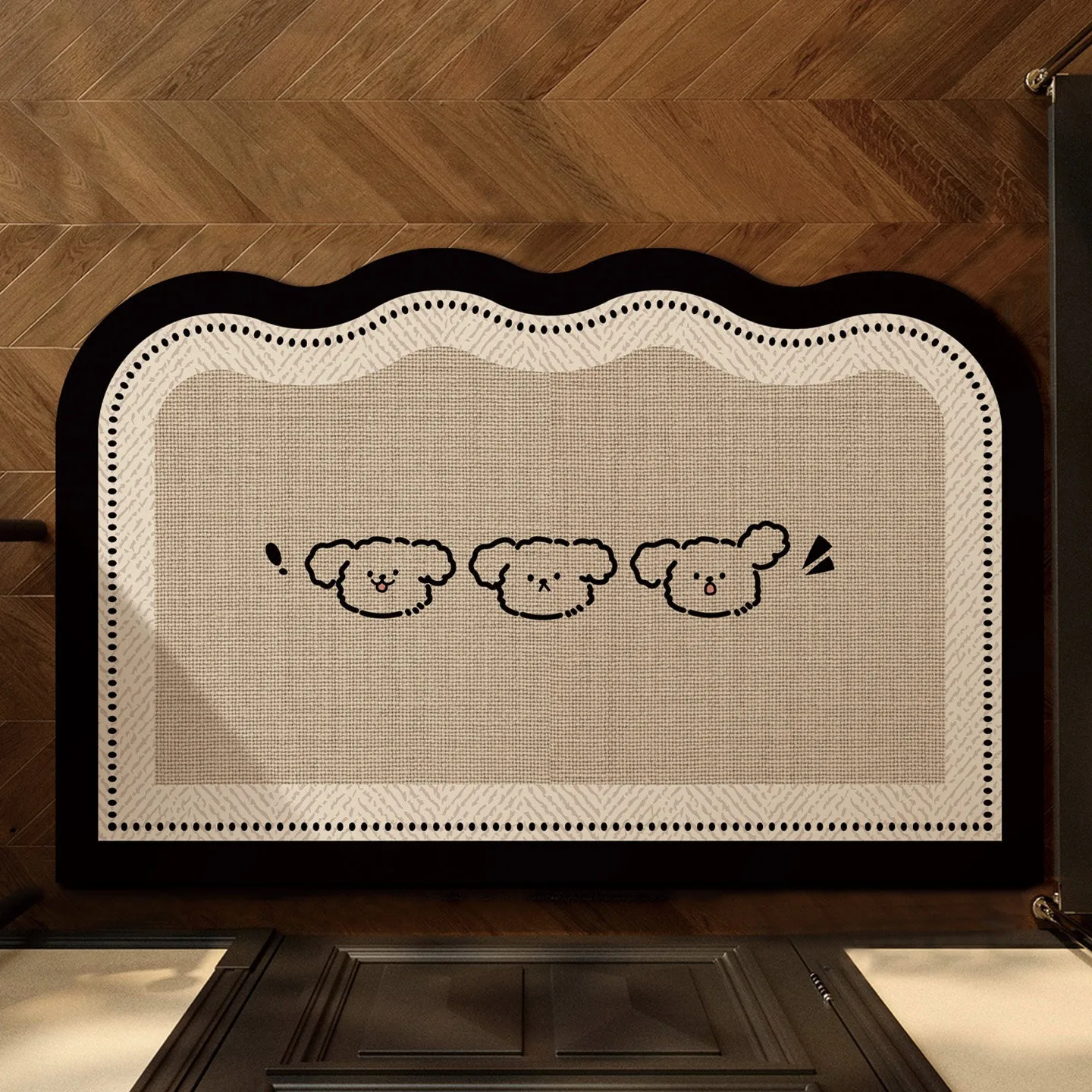 Entrance Doormat Stain-resistant Durable Floor Mat Minimalist Cartoon Entryway Carpet Welcome Rug Home Decoration Rugs Alfombra