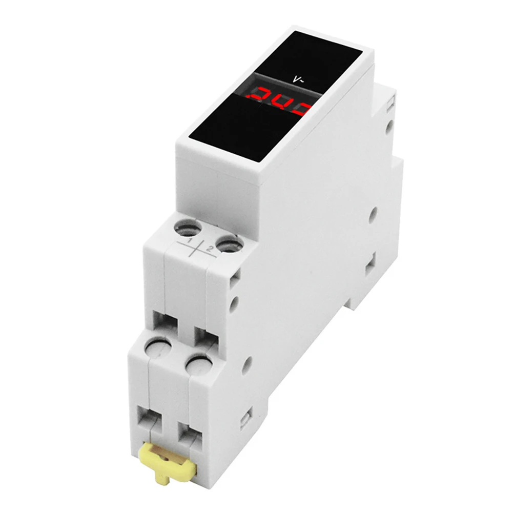 Digital Voltmeter Modular Voltmeter High Performance Components Red White AC80-500V BV-1R Double Buckle Design