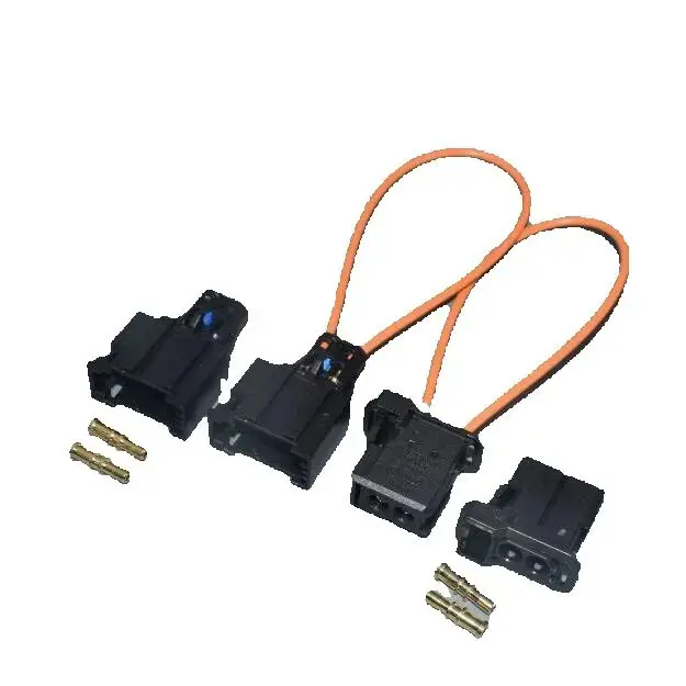 Shhworldsea Diagnostic Cable Automotive Fiber Loop Plastic Fiber Short Joint Ring Test Ring Cables Sockets Optical Loop Adapter