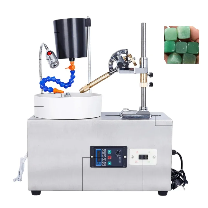 

ZB-180 Digital Display Gem Grinding Faceting Machine Jade Stone Angle Polisher Machine