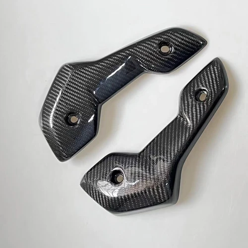 Imagen 2 del producto Cubiertas laterales de radiador de motocicleta de fibra de carbono para Triumph Trident 660 2021 2022 2023 2024