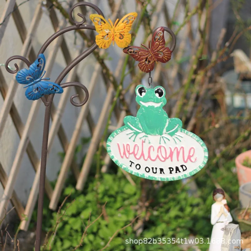 American country retro wrought iron garden decorative climbing frame, balcony indoor and outdoor ground climbing vine frame
