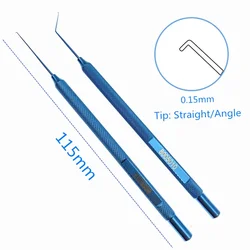 Ophthalmic Hooks Titanium Sinskey Lens Manipulating Hook Blunt Tip Ophthalmic Pet Surgical Instrument