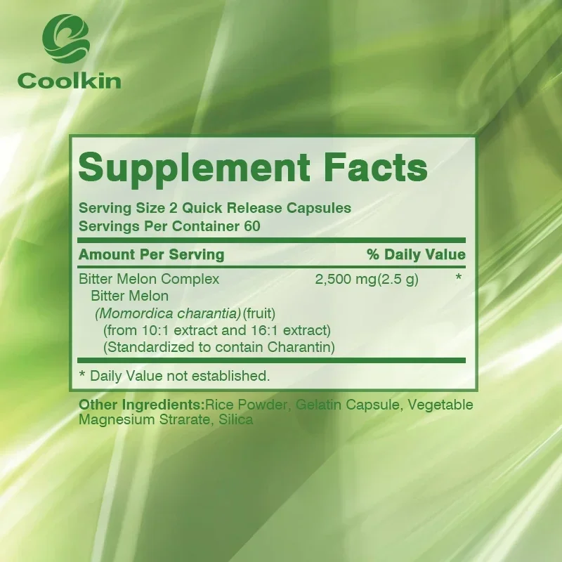 Bitter Melon Extract - Blood Sugar Balance, Healthy Detoxification, Skincare and Beauty, Digestive Health
