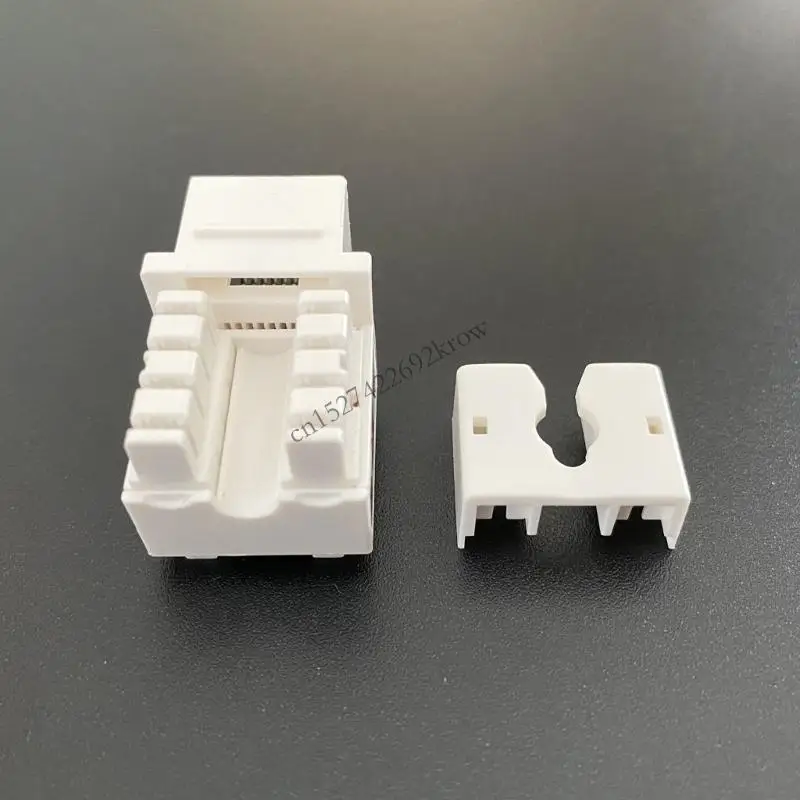 

R9CB 2Pc CAT5e Module Information Socket RJ45 Connector Adapter Keystone