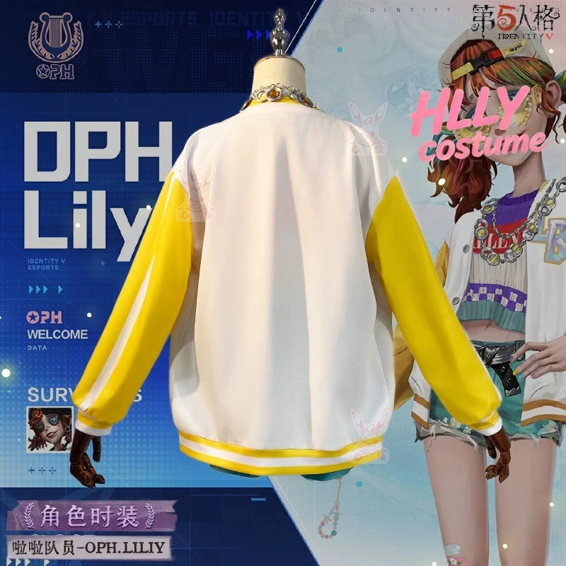 Cheerleader OPH Team Identity V Cosplay Costume Full Set Character Sports Outfit Women Party Wear view 5