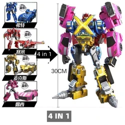 Mini figurines d'action Super Dinosaur Power, Deformation Mecha Robot, Agent de Force X, Cadeaux pour enfants