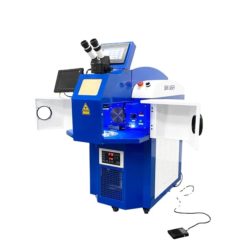 200W Integrated Inbuilt Water Chiller Welder Laser Hine With CCD Monitor For Jewelry Welding Repair