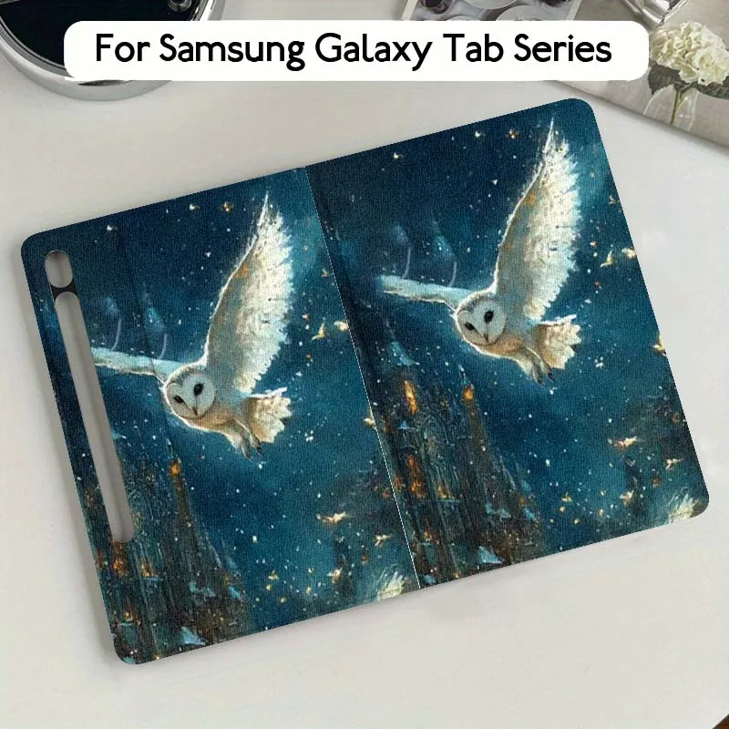 

Owl Bird Popular For Samsung Galaxy Tab S10 S9 S8 S7 FE Lite Soft Flexible Support Tablet Case Gift