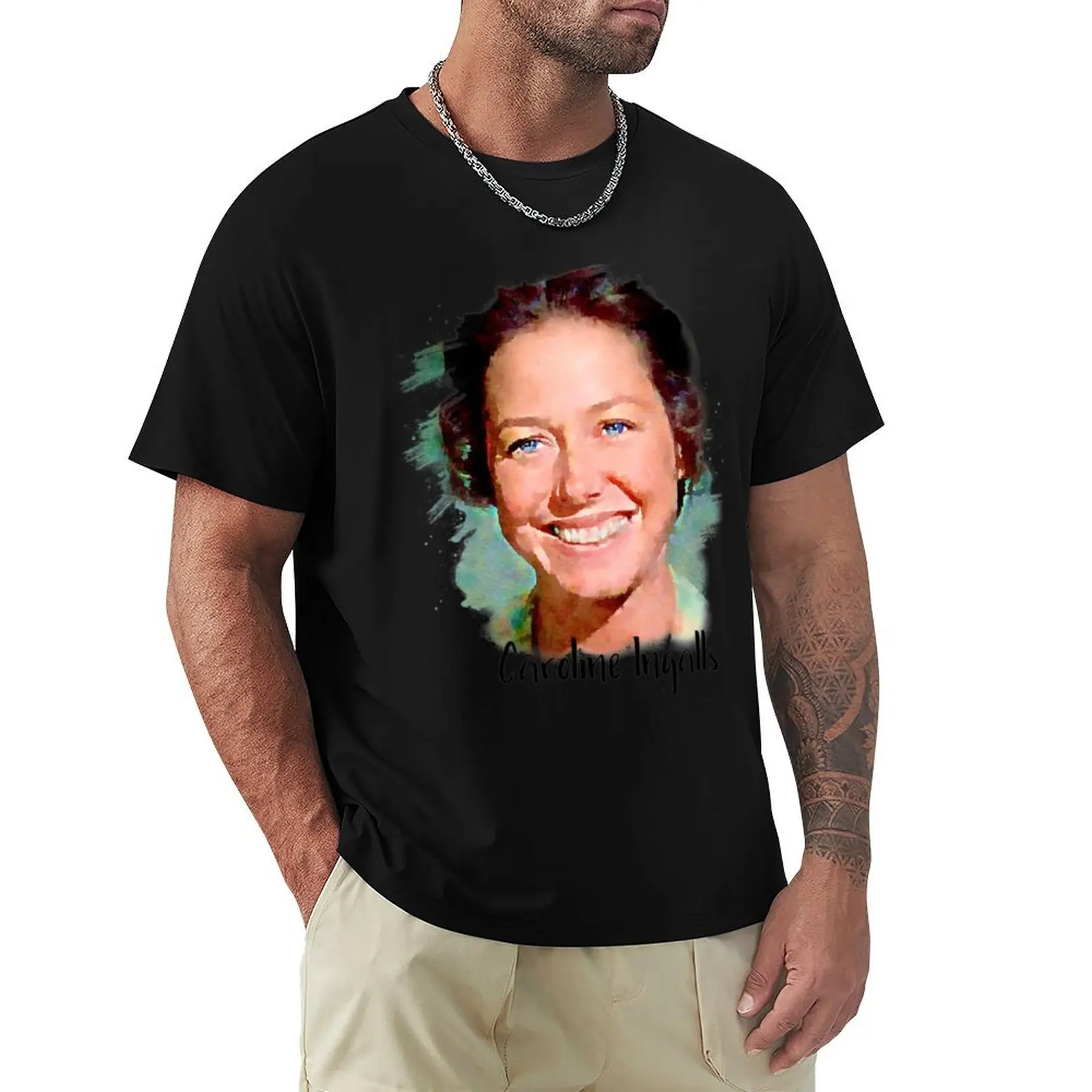 Caroline Ingalls Little House on the Prairie T-Shirt Sweat Absorbing Sports Tee Shirt