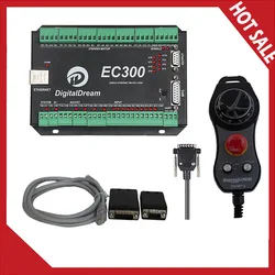 Nuova scheda di interfaccia Ethernet Mach3 con controllo dell'asse 3/4/5/6, Kit Mpg Controller Ec300 adatto per macchine per intaglio del legno Cnc